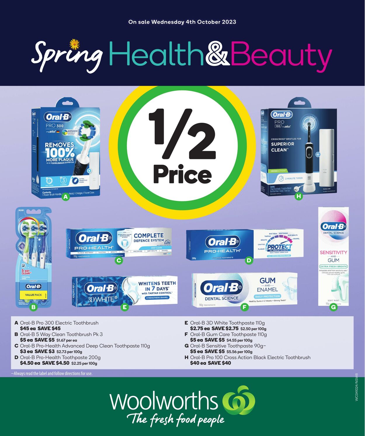 Catalogue Woolworths 04.10.2023 - 10.10.2023