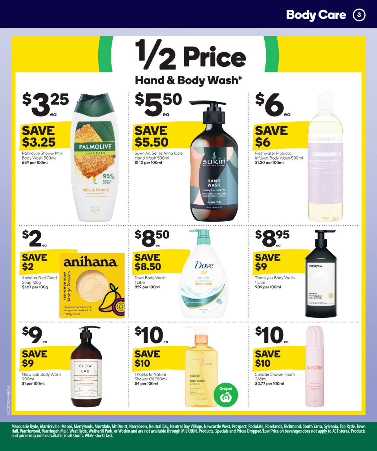 Catalogue Woolworths 27.09.2023 - 03.10.2023
