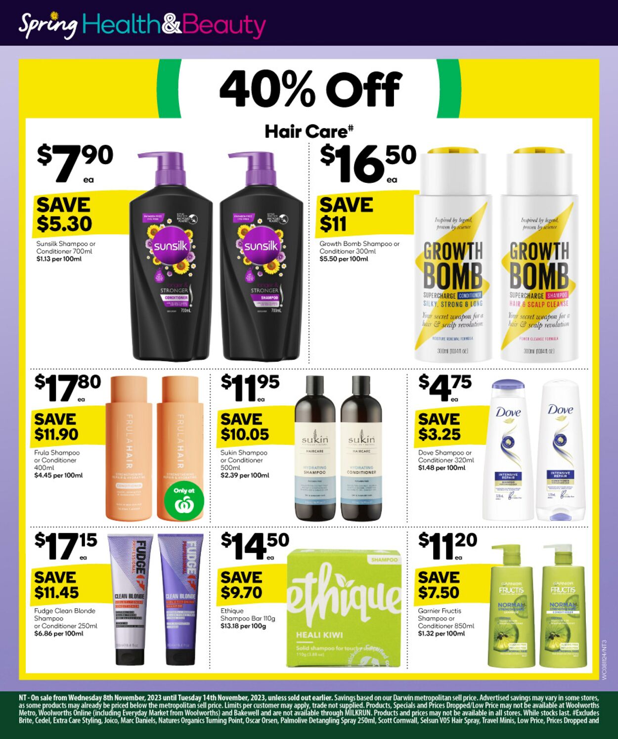 Catalogue Woolworths 08.11.2023 - 14.11.2023