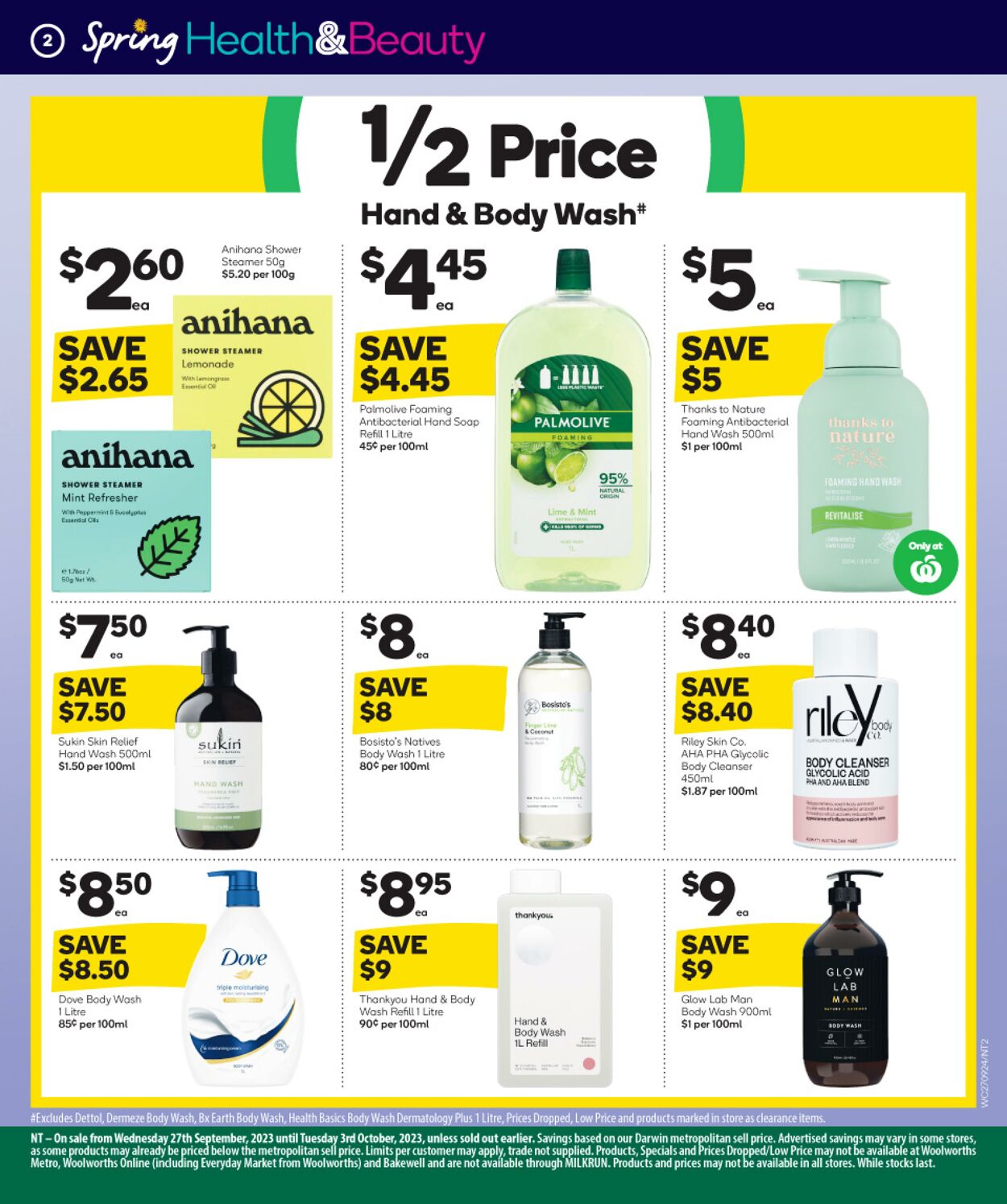 Catalogue Woolworths 27.09.2023 - 03.10.2023