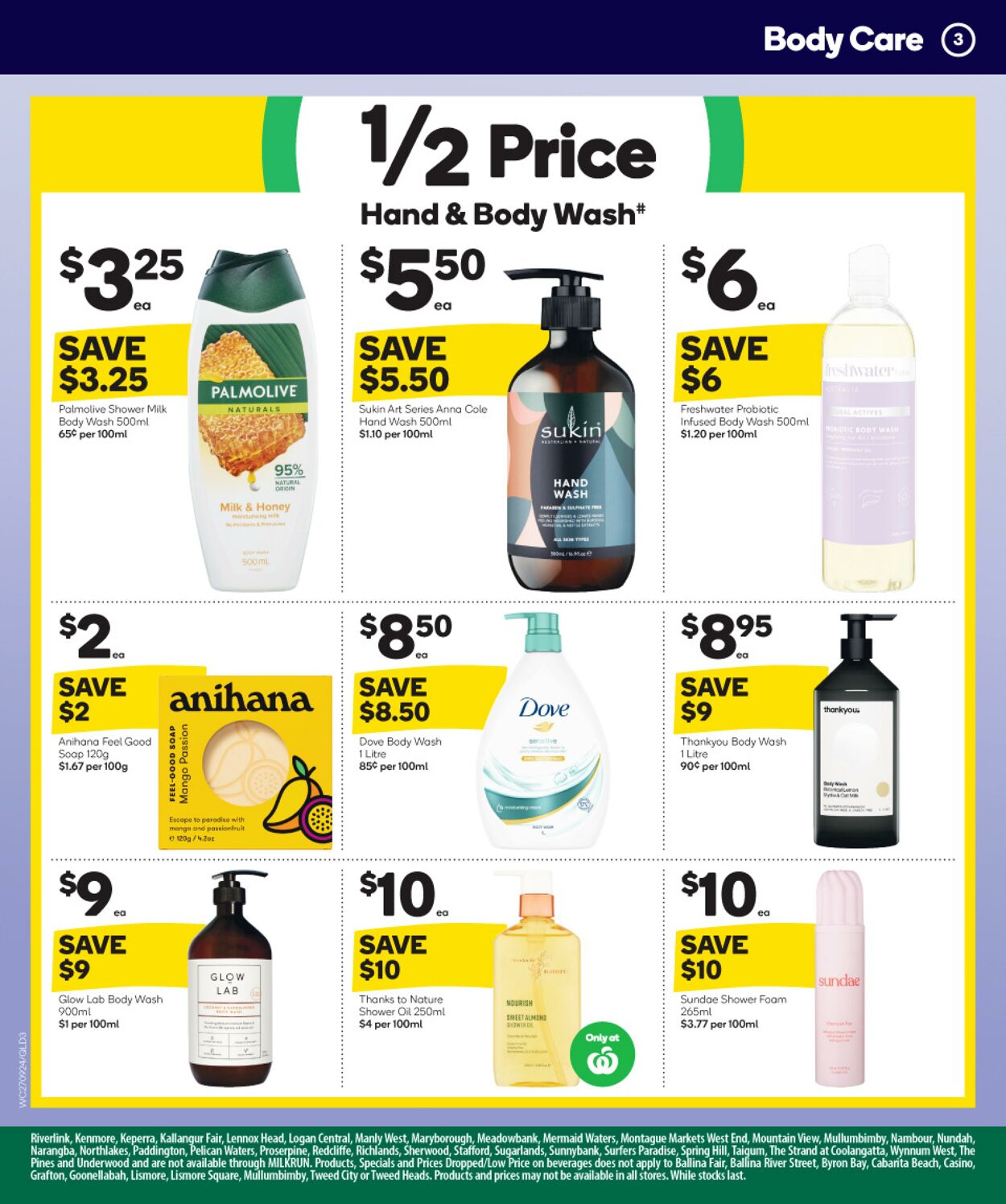 Catalogue Woolworths 27.09.2023 - 03.10.2023