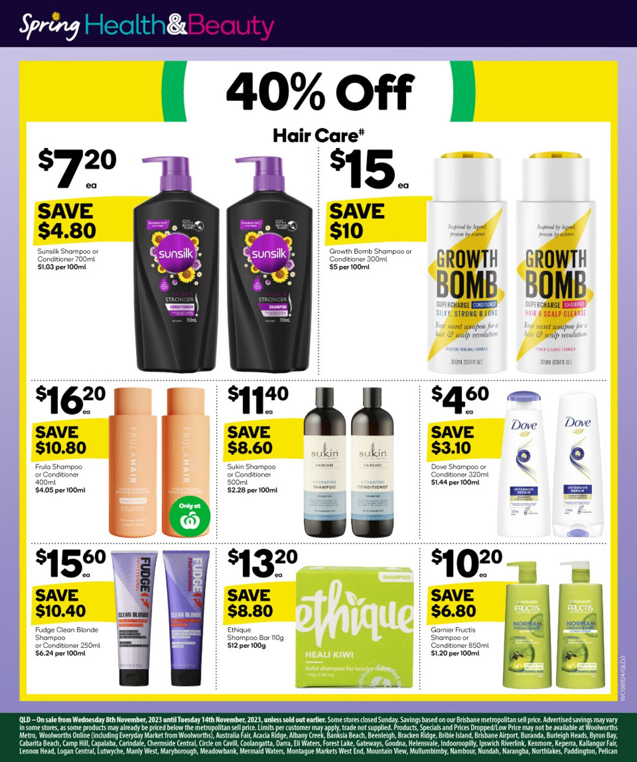 Catalogue Woolworths 08.11.2023 - 14.11.2023