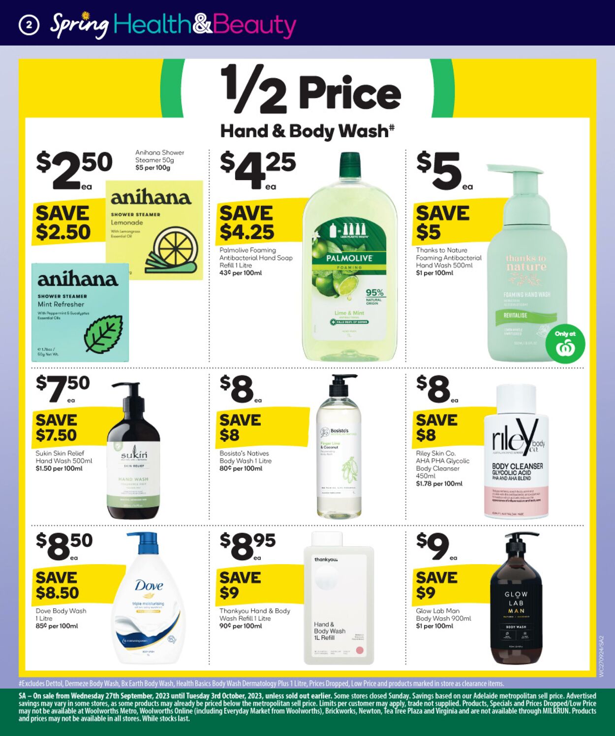 Catalogue Woolworths 27.09.2023 - 03.10.2023