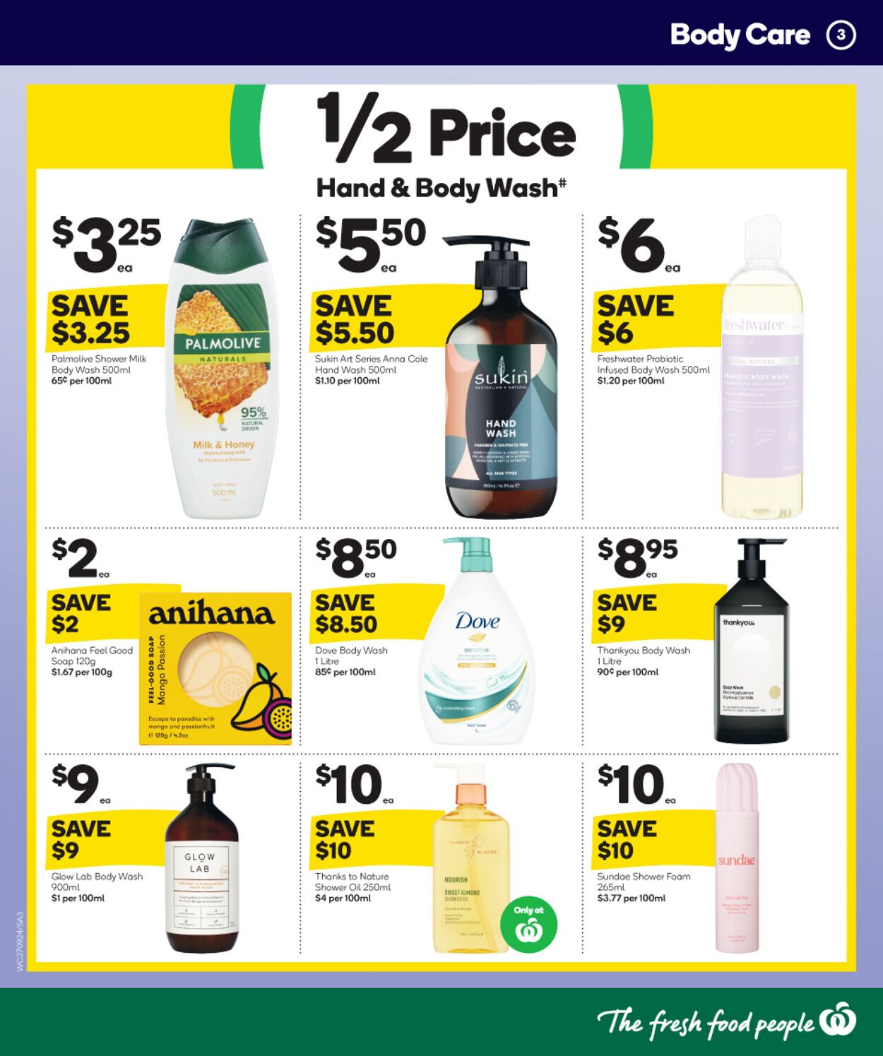 Catalogue Woolworths 27.09.2023 - 03.10.2023