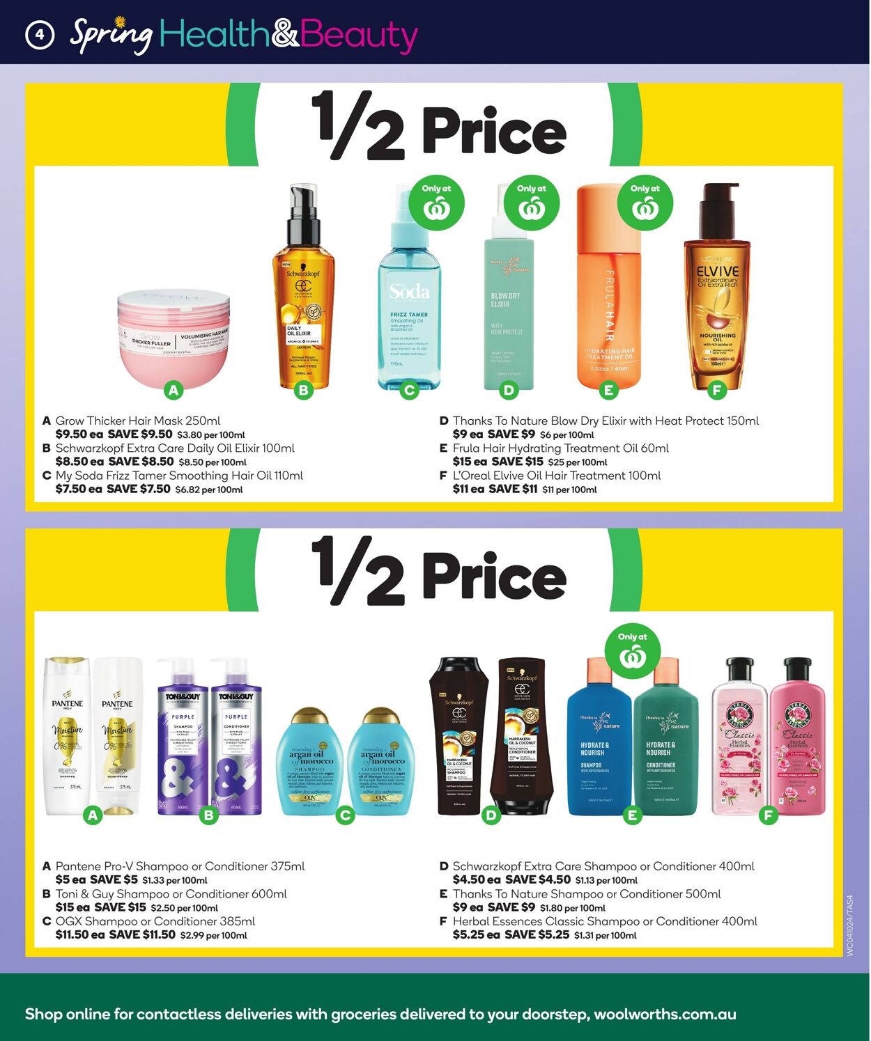 Catalogue Woolworths 04.10.2023 - 10.10.2023