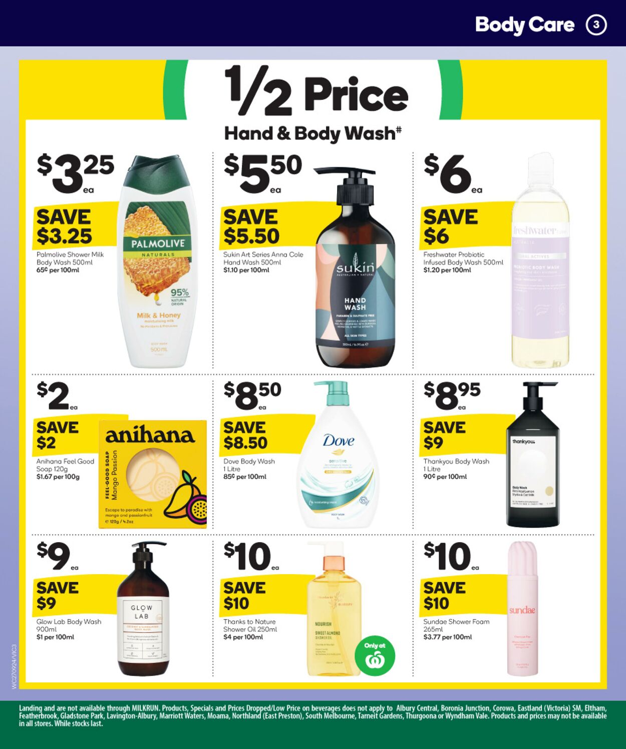 Catalogue Woolworths 27.09.2023 - 03.10.2023