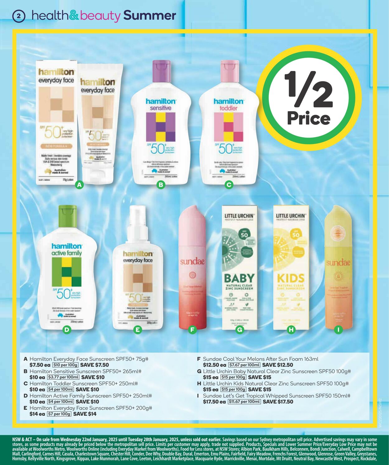 Catalogue Woolworths 22.01.2025 - 28.01.2025