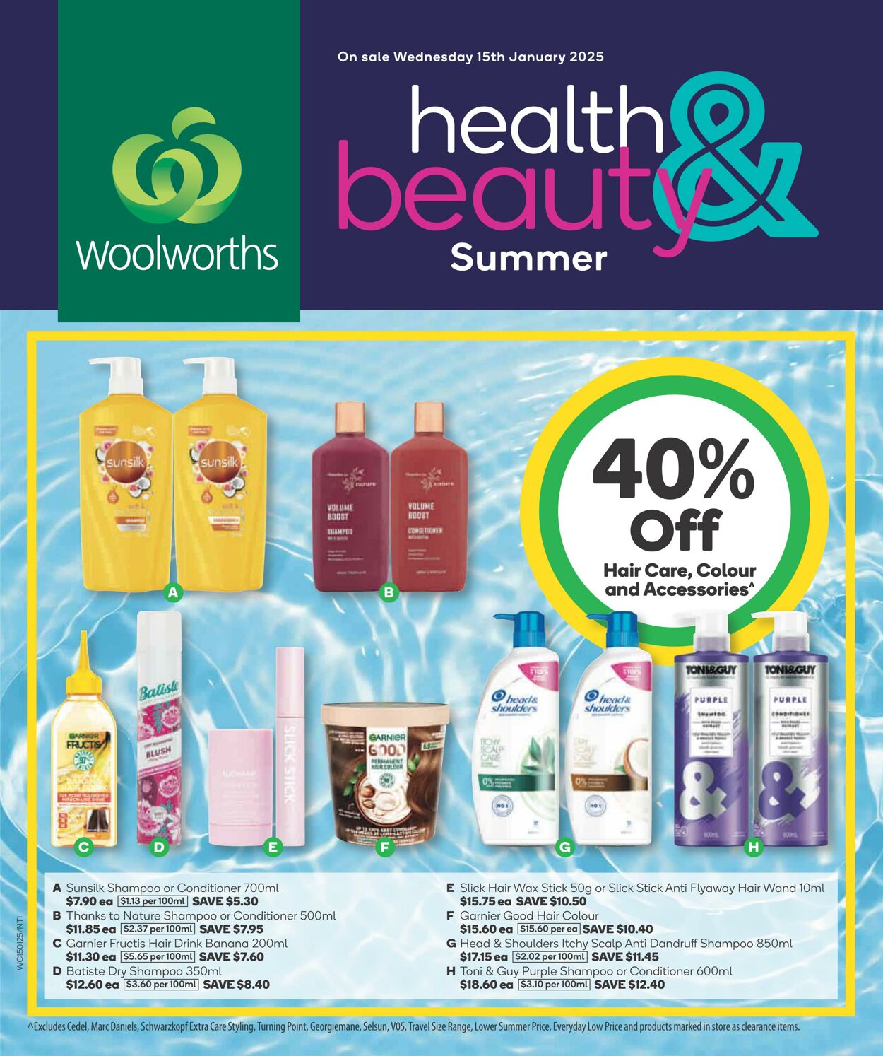 Catalogue Woolworths 15.01.2025 - 21.01.2025