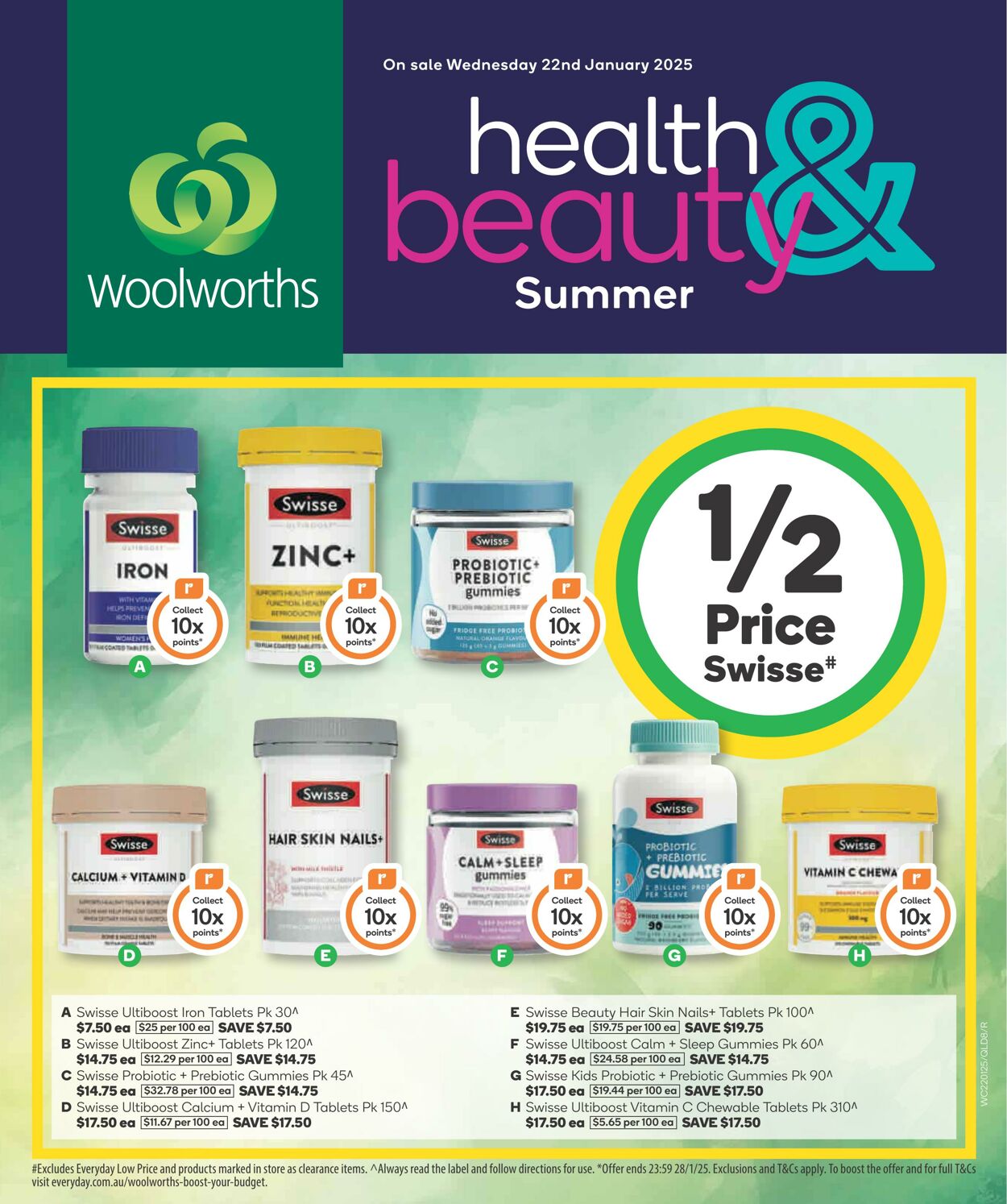 Catalogue Woolworths 22.01.2025 - 28.01.2025