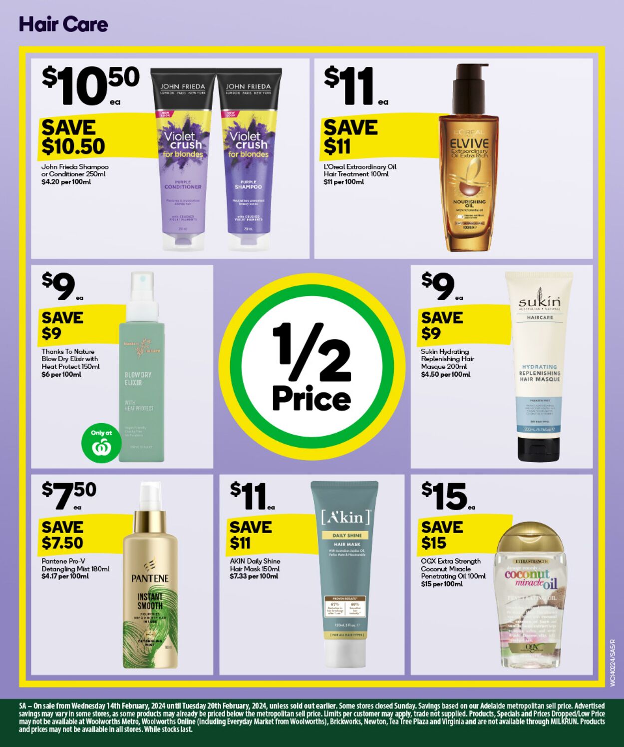 Catalogue Woolworths 14.02.2024 - 20.02.2024