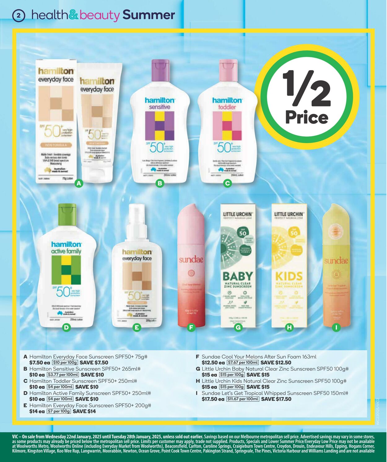 Catalogue Woolworths 22.01.2025 - 28.01.2025