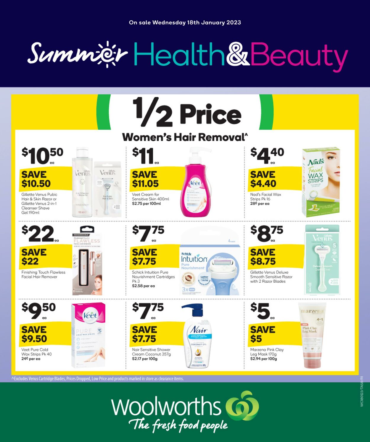 Catalogue Woolworths 18.01.2023 - 24.01.2023