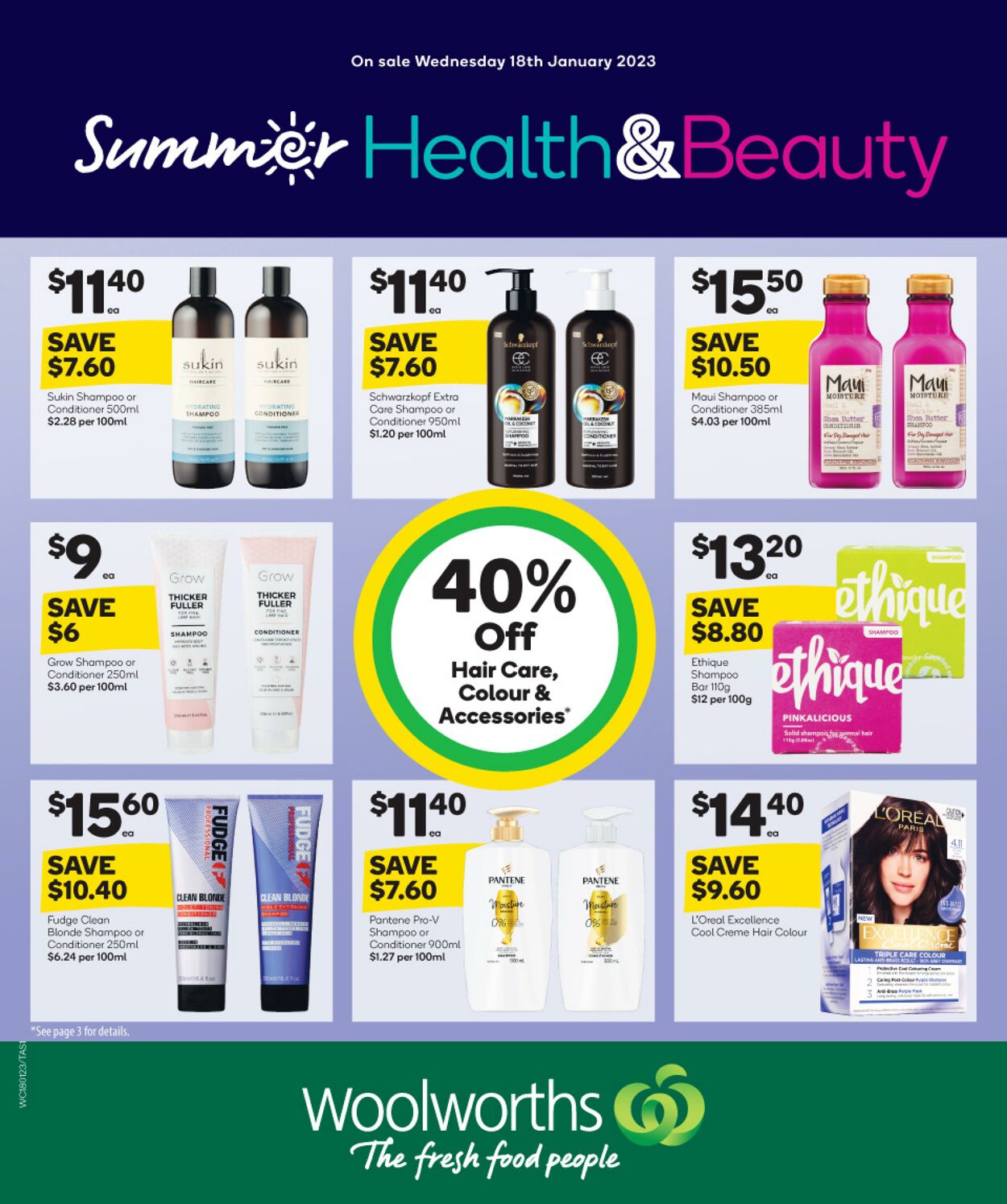 Catalogue Woolworths 18.01.2023 - 24.01.2023