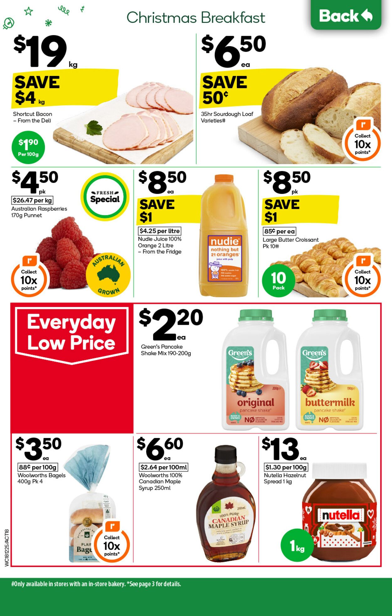 Catalogue Woolworths 18.12.2024 - 24.12.2024