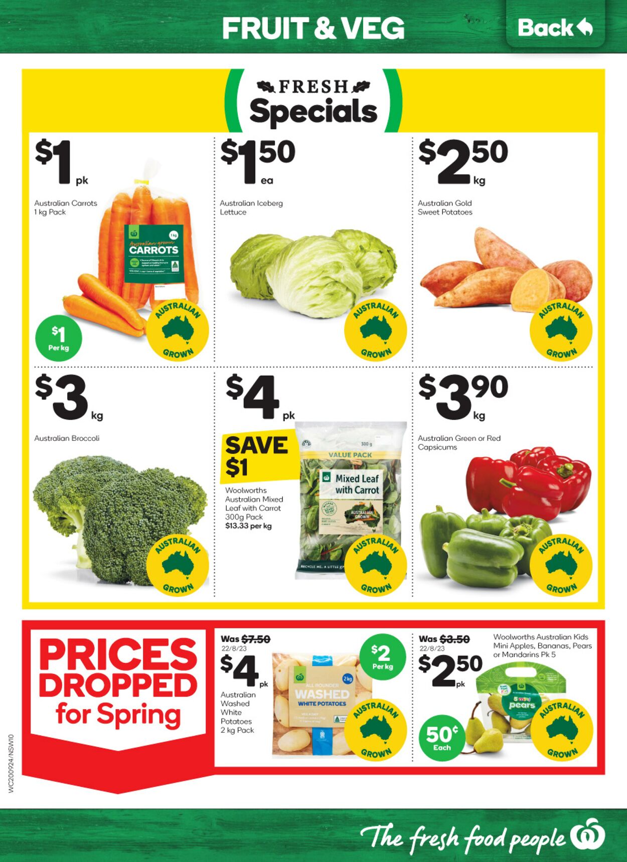 Catalogue Woolworths 20.09.2023 - 26.09.2023