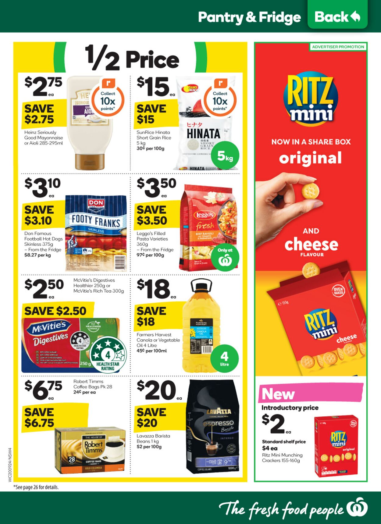 Catalogue Woolworths 20.09.2023 - 26.09.2023