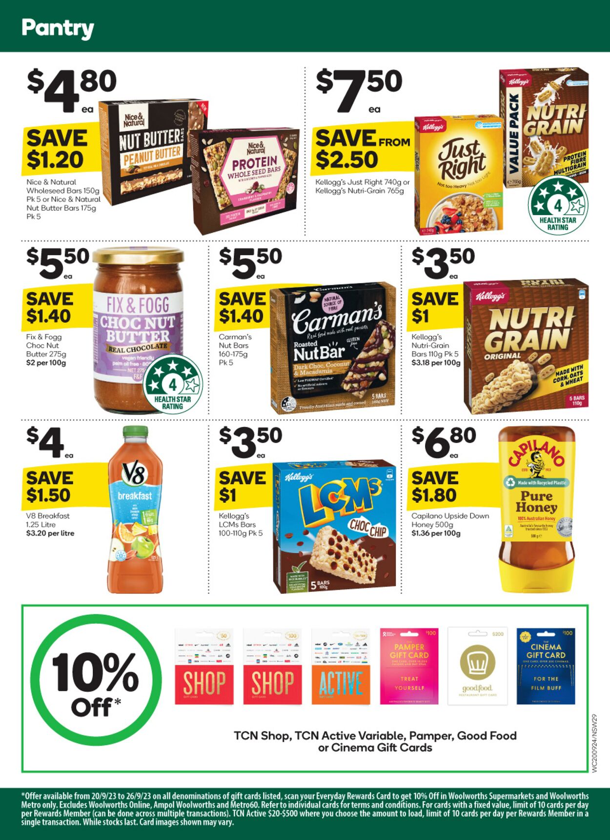 Catalogue Woolworths 20.09.2023 - 26.09.2023