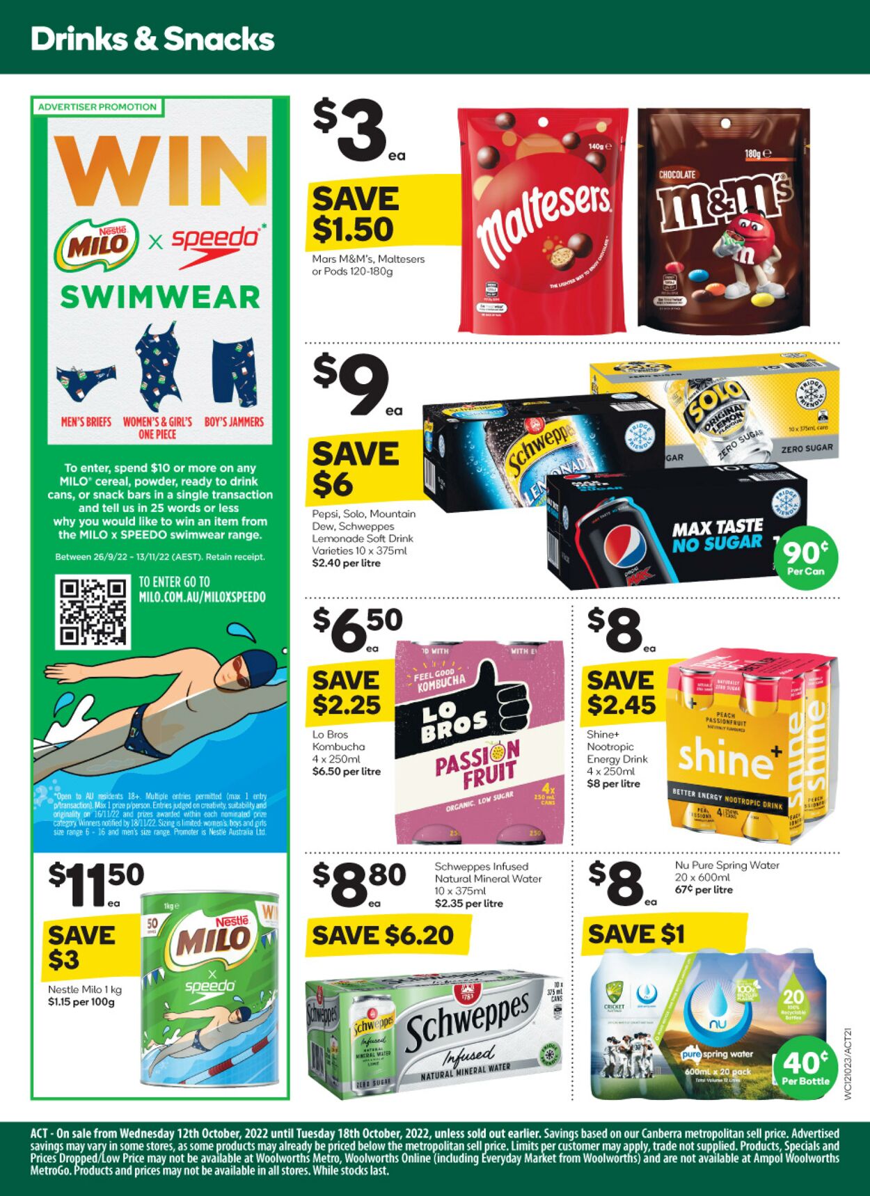 Catalogue Woolworths 12.10.2022 - 18.10.2022