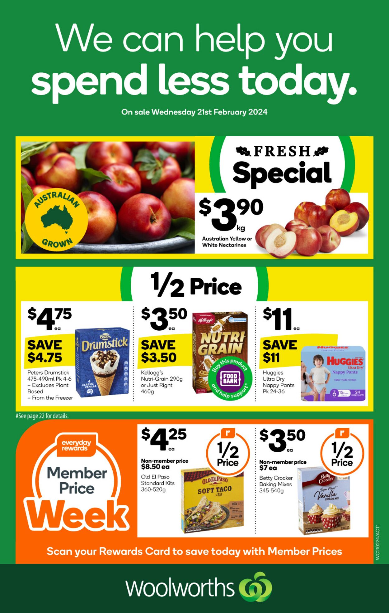 Catalogue Woolworths - Weekly Specials Catalogue ACT 21 Feb, 2024 - 27 Feb, 2024