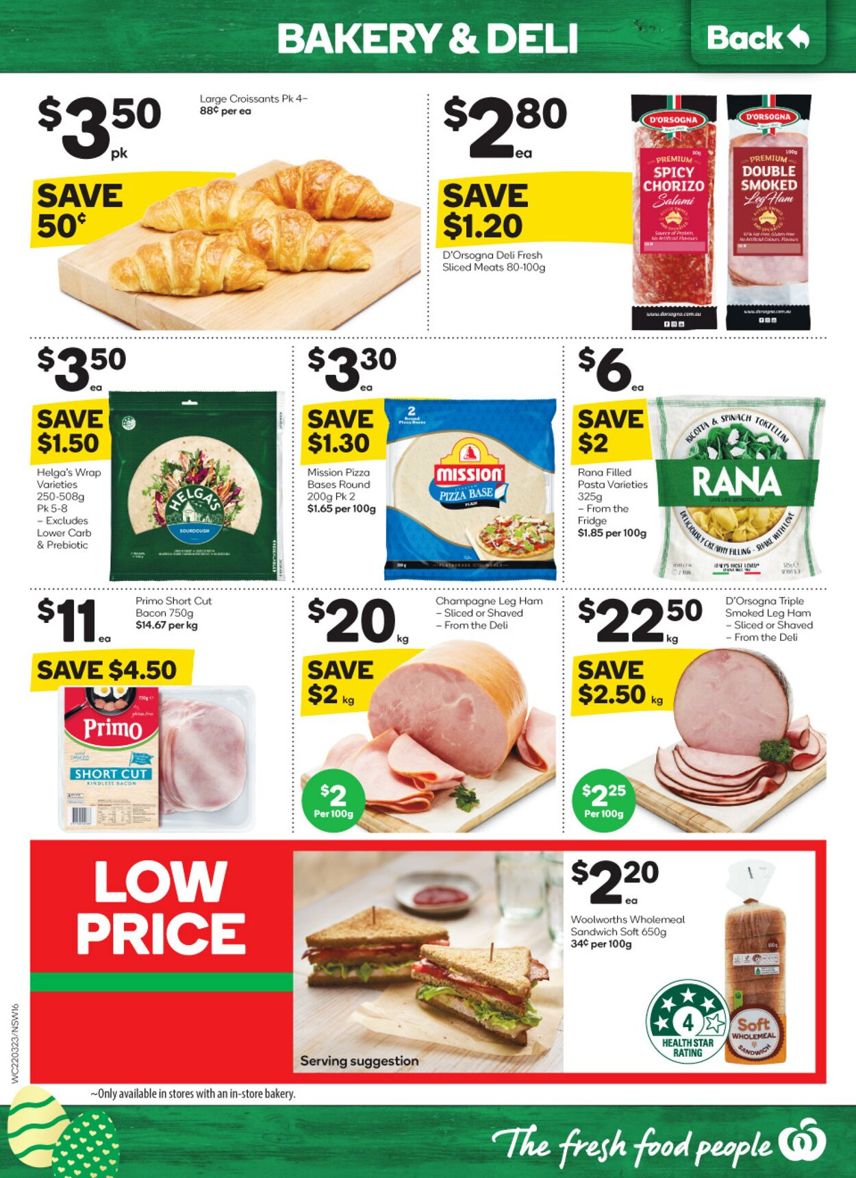 Catalogue Woolworths 22.03.2023 - 28.03.2023