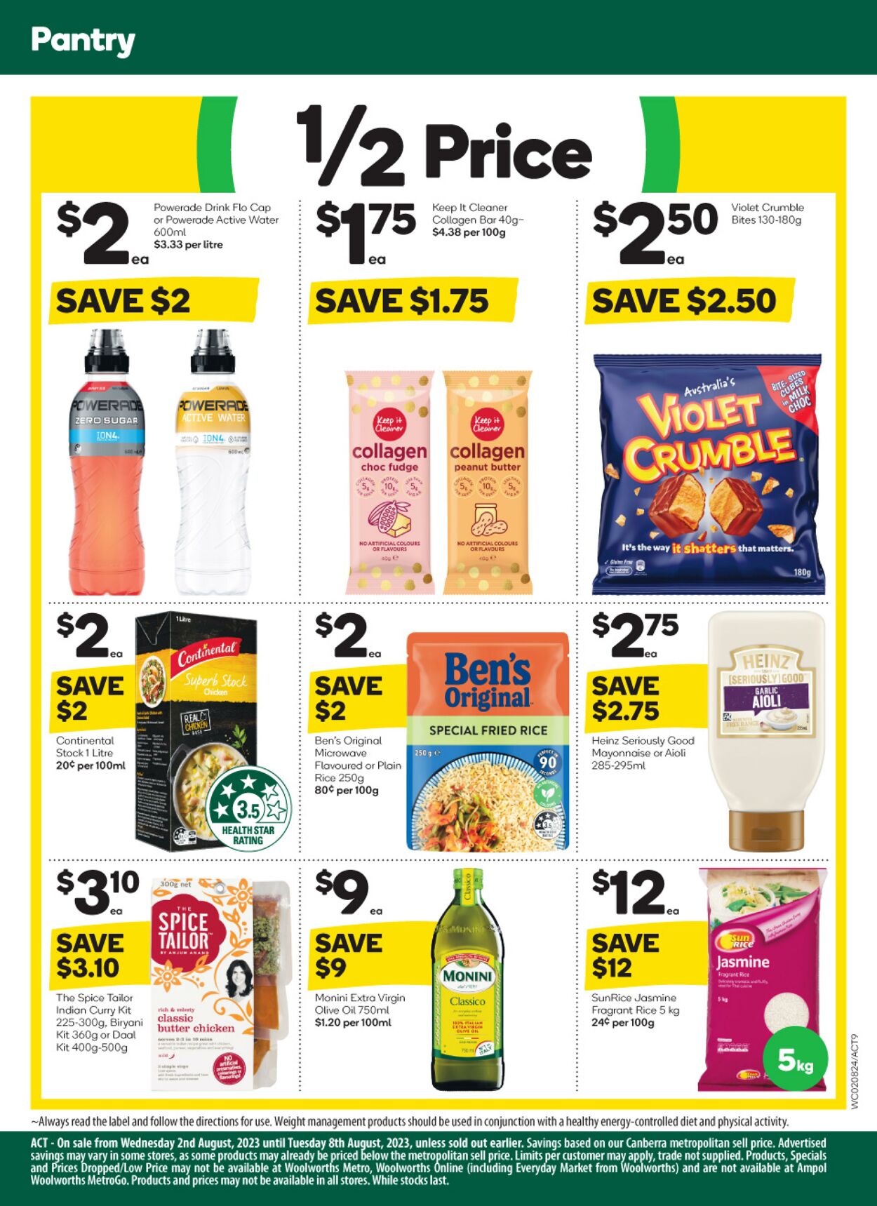 Catalogue Woolworths 02.08.2023 - 08.08.2023