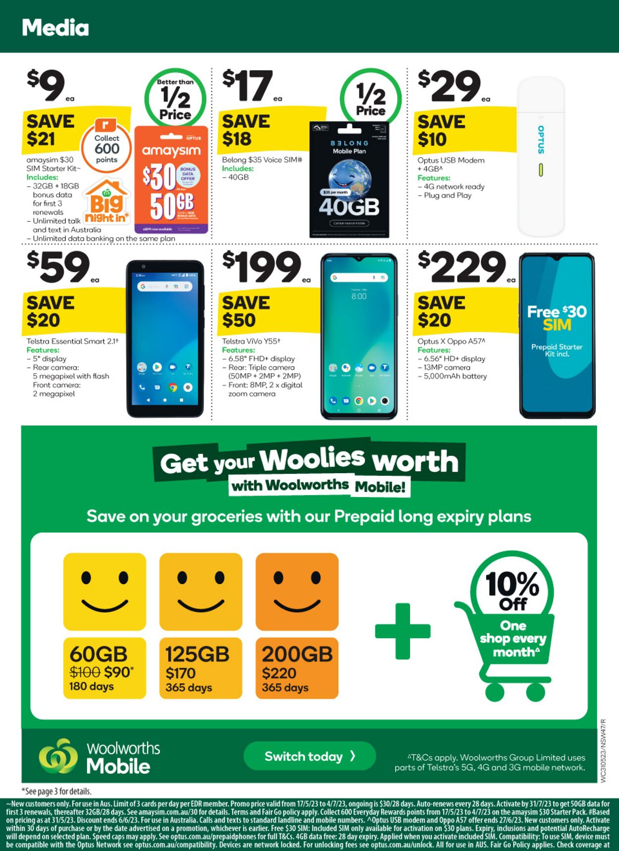 Catalogue Woolworths 31.05.2023 - 06.06.2023