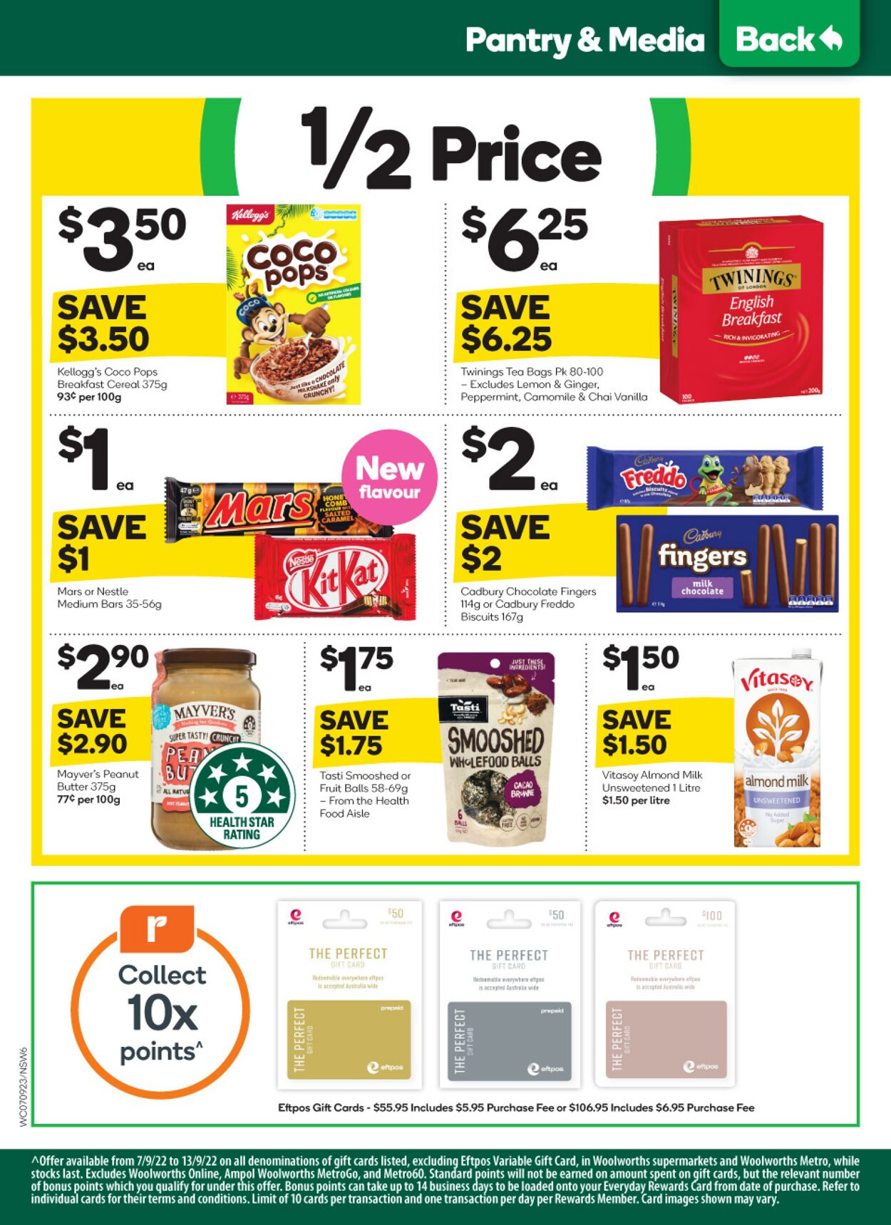Catalogue Woolworths 07.09.2022 - 13.09.2022