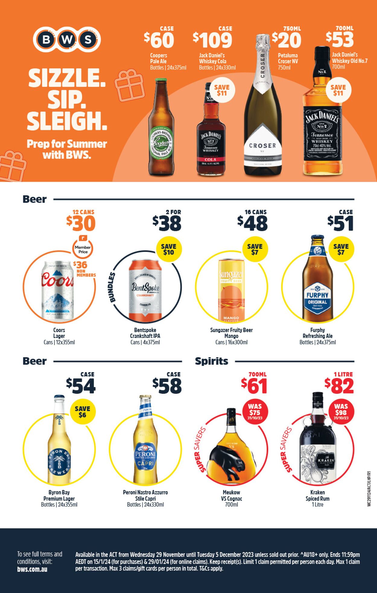 Catalogue Woolworths 29.11.2023 - 05.12.2023