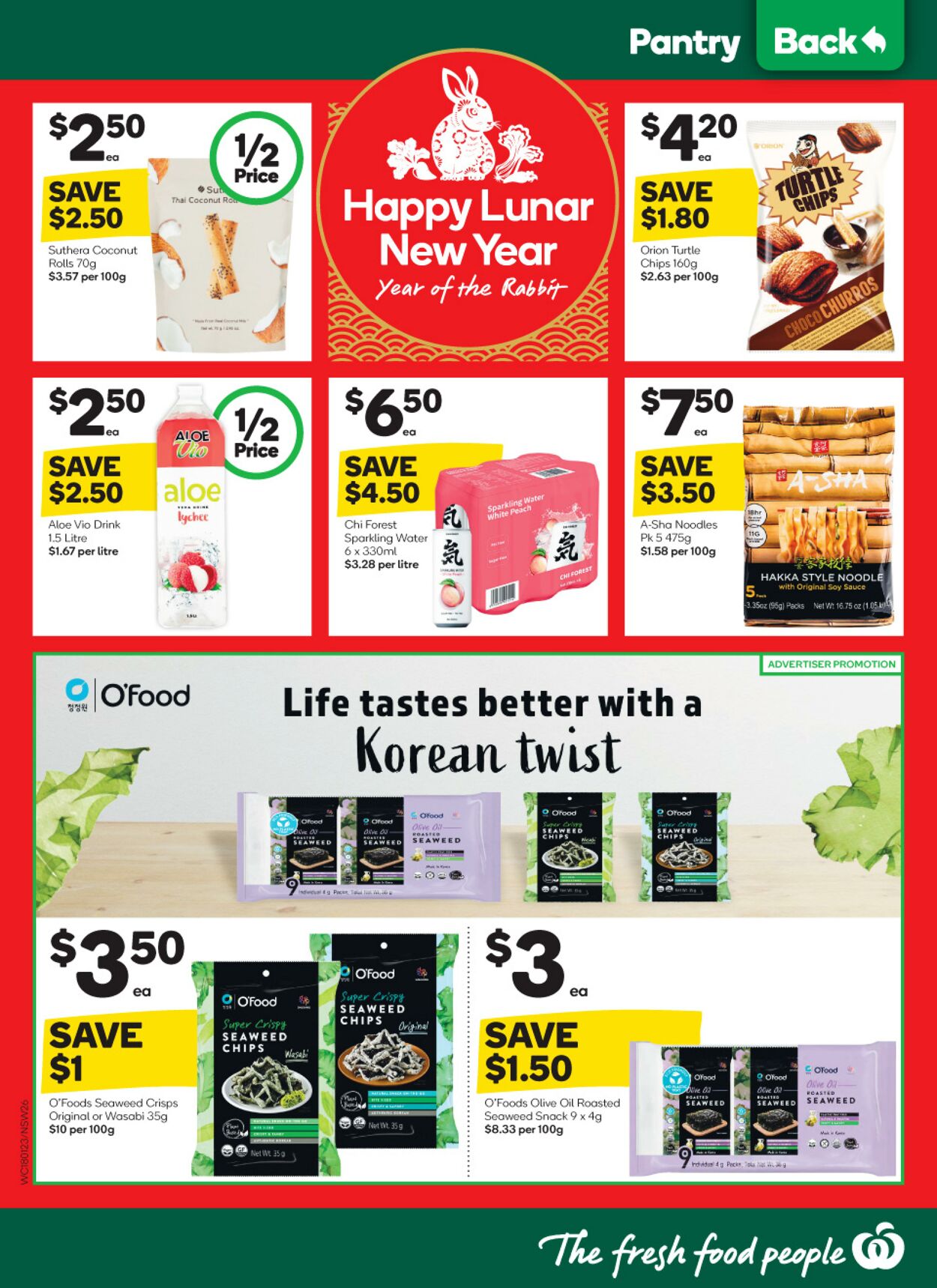 Catalogue Woolworths 18.01.2023 - 24.01.2023