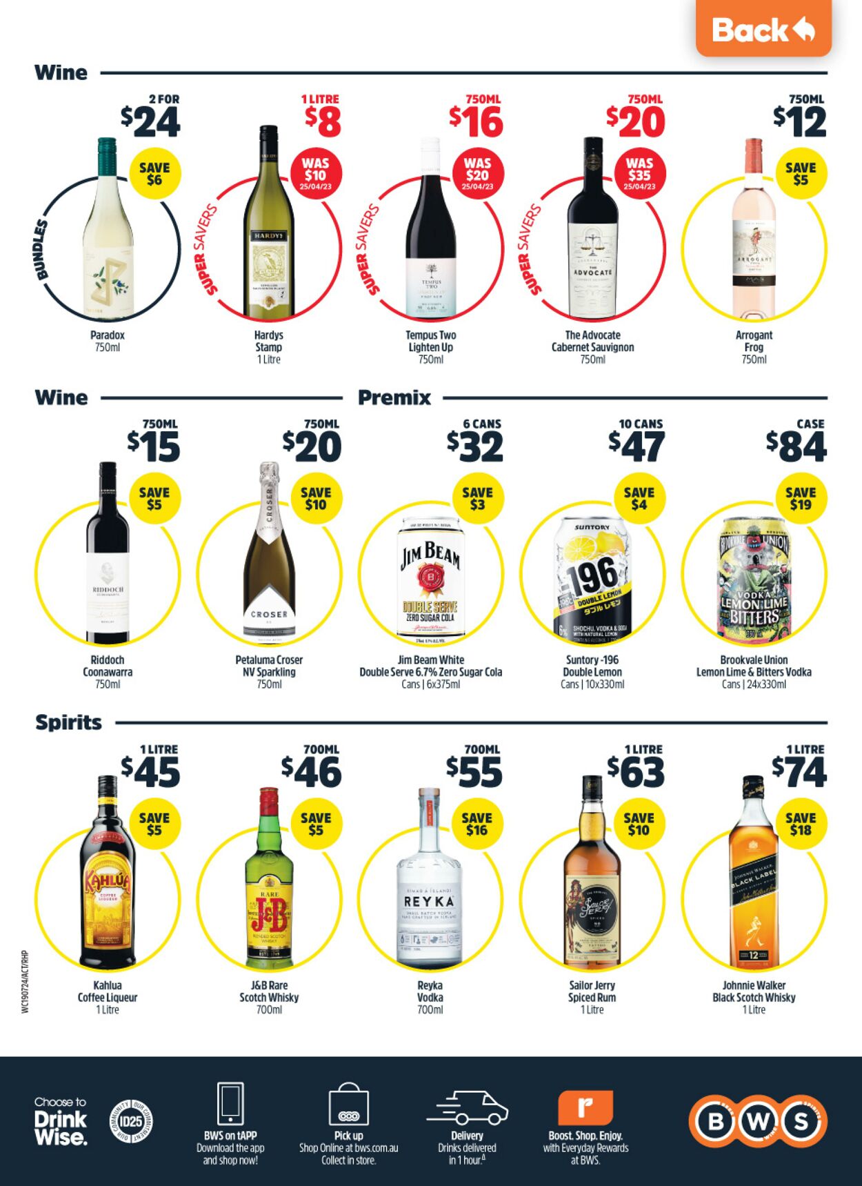 Catalogue Woolworths 19.07.2023 - 25.07.2023