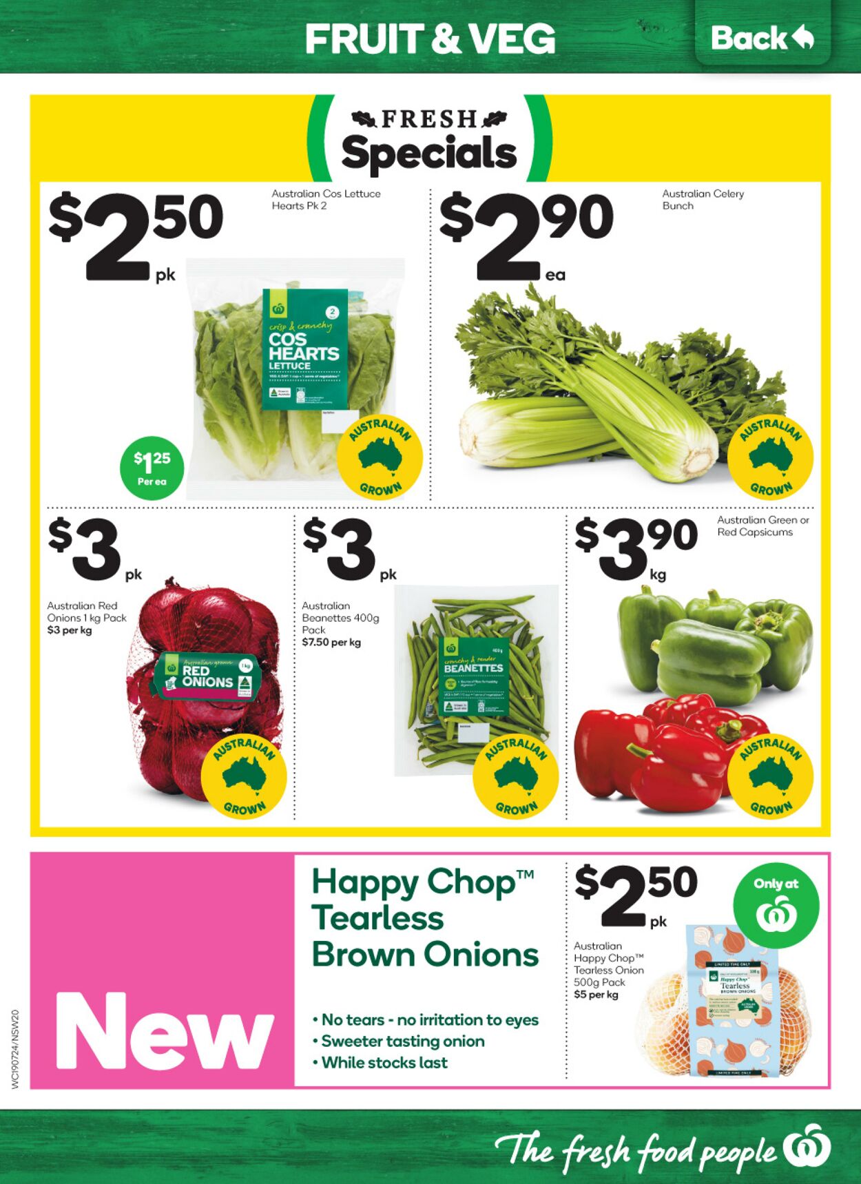 Catalogue Woolworths 19.07.2023 - 25.07.2023