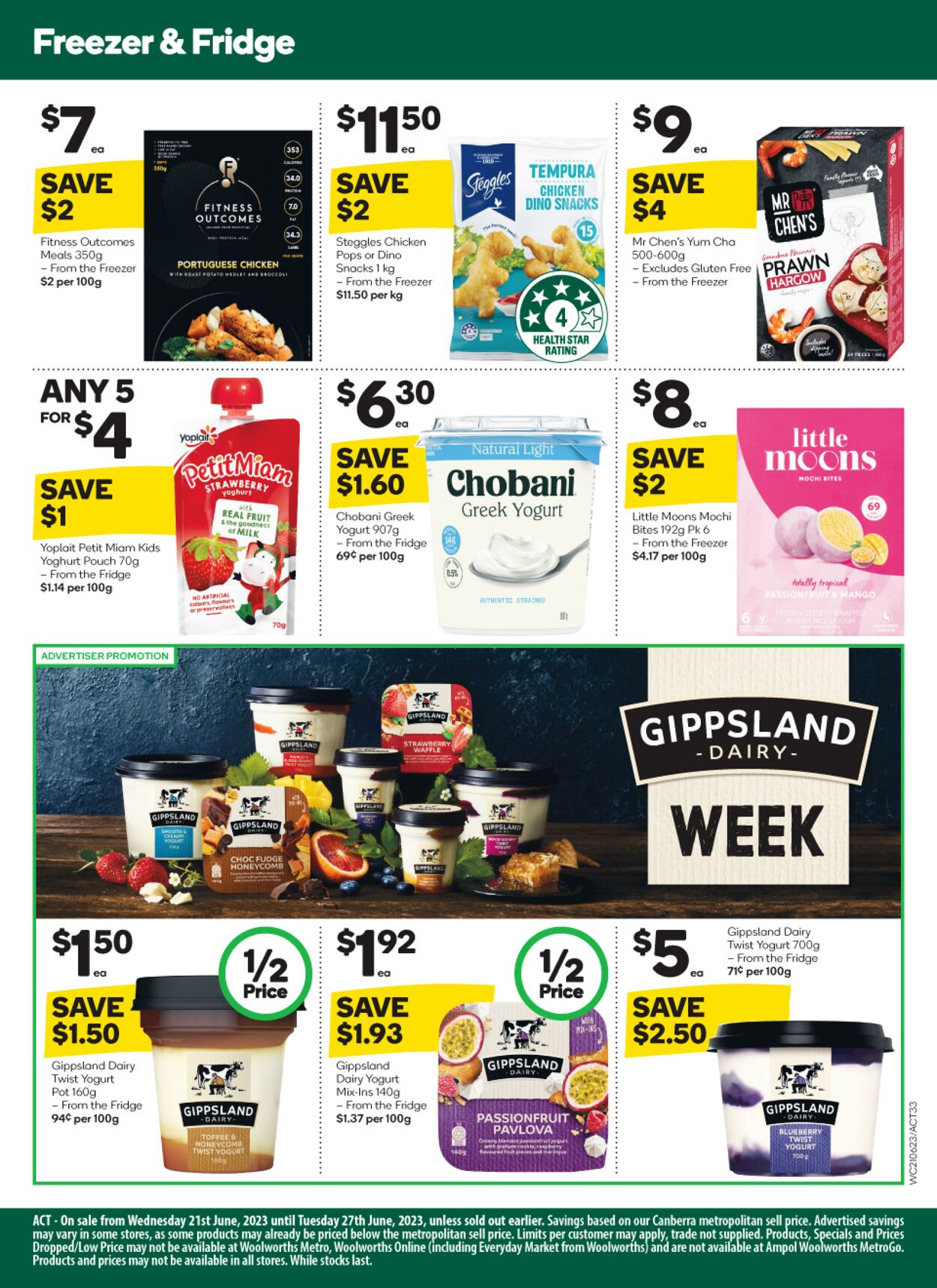 Catalogue Woolworths 21.06.2023 - 27.06.2023