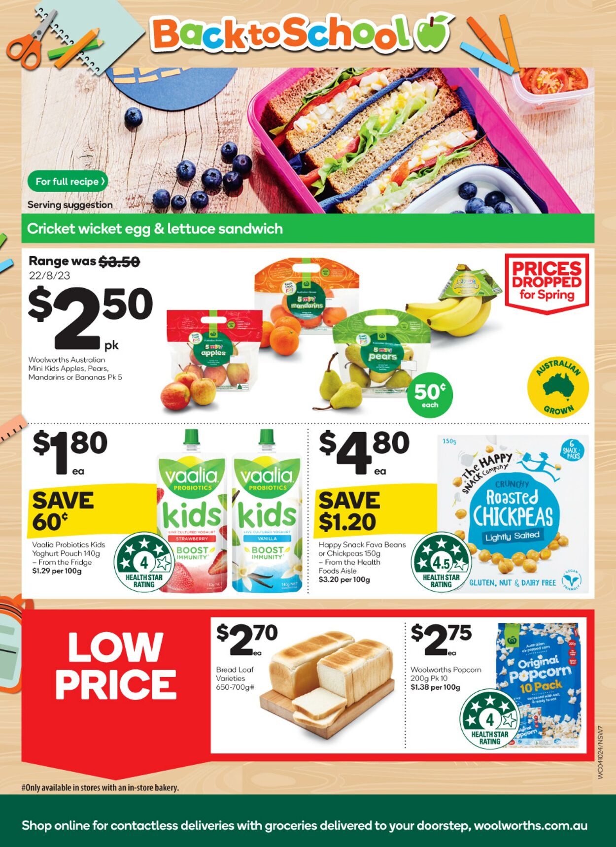Catalogue Woolworths 04.10.2023 - 10.10.2023