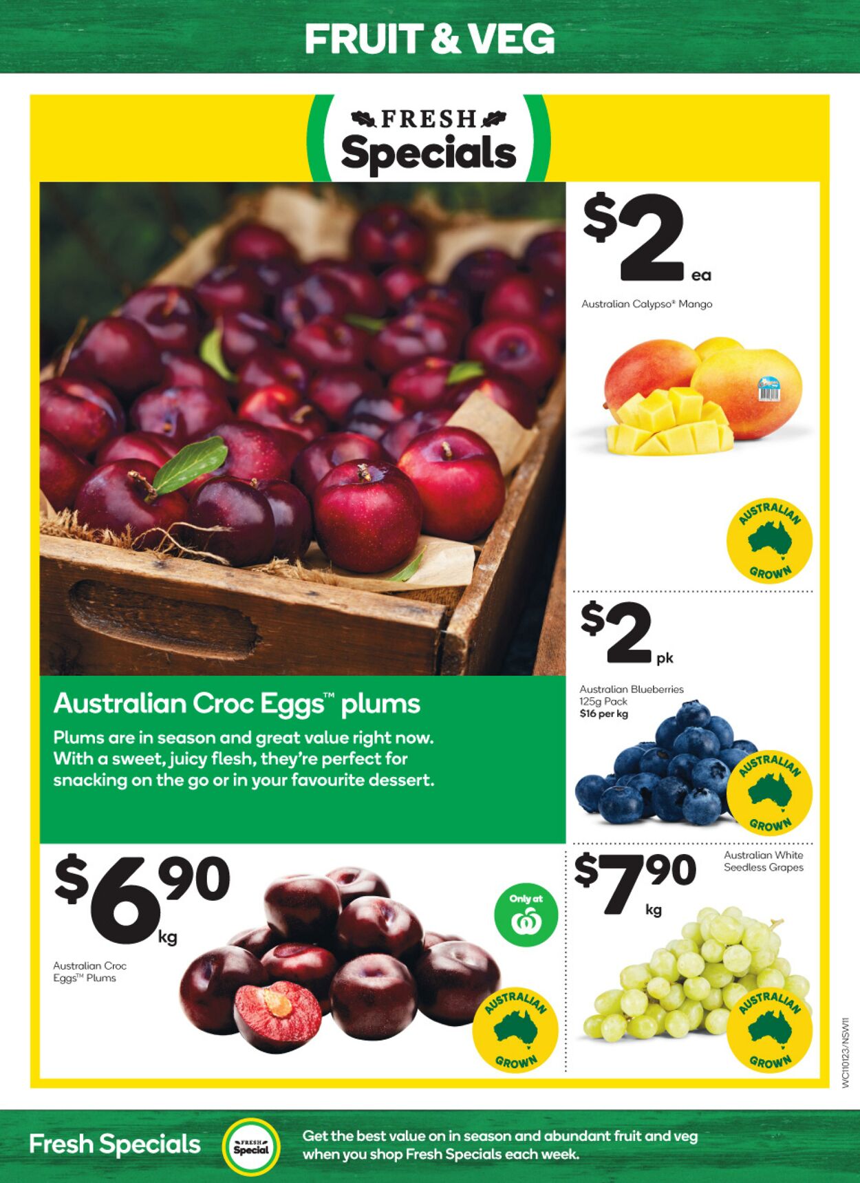 Catalogue Woolworths 11.01.2023 - 17.01.2023