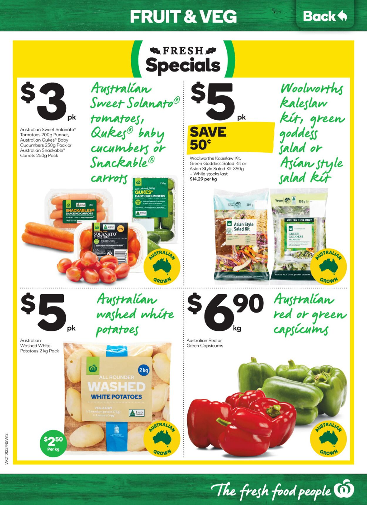 Catalogue Woolworths 11.01.2023 - 17.01.2023