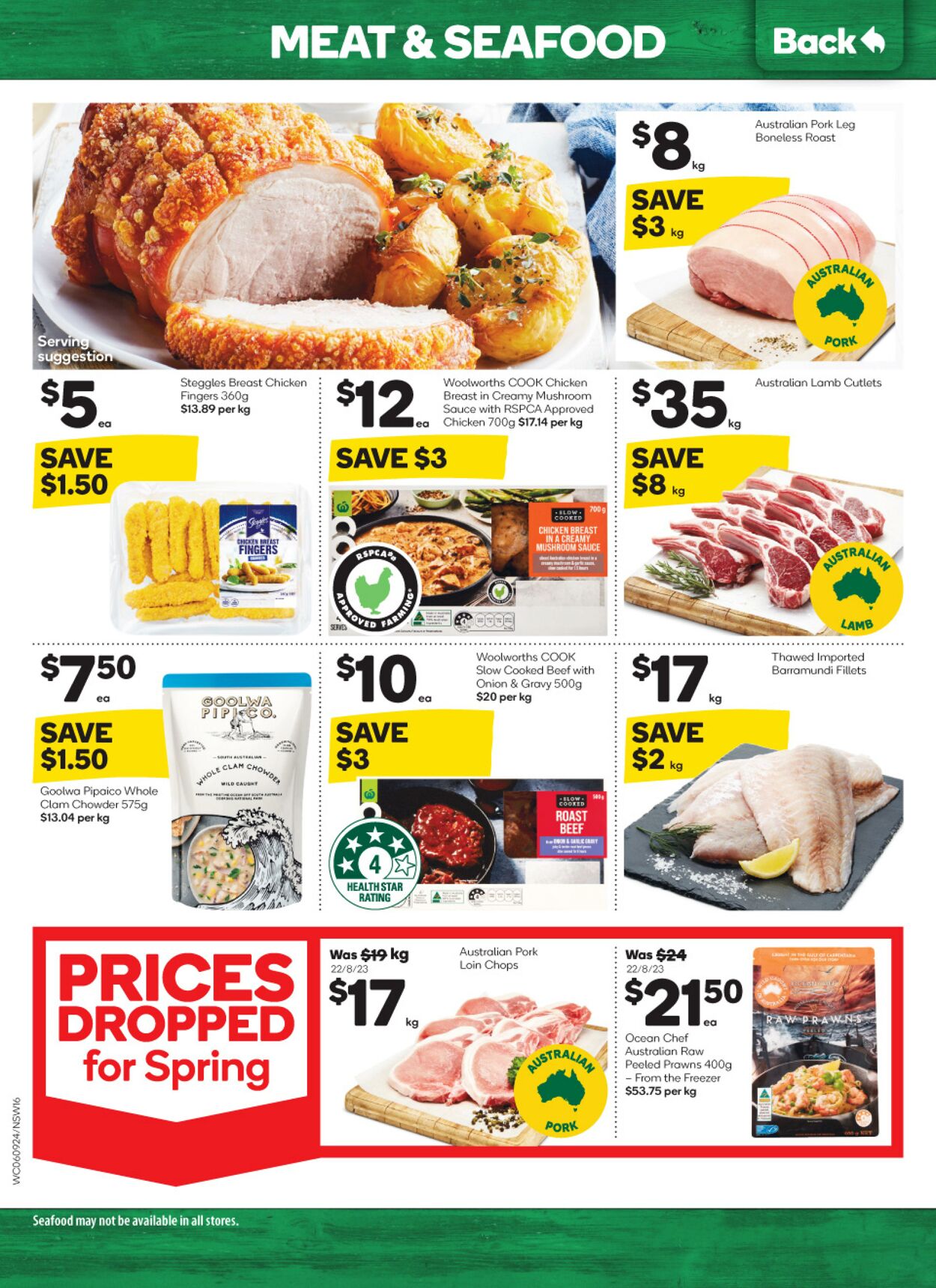 Catalogue Woolworths 06.09.2023 - 12.09.2023