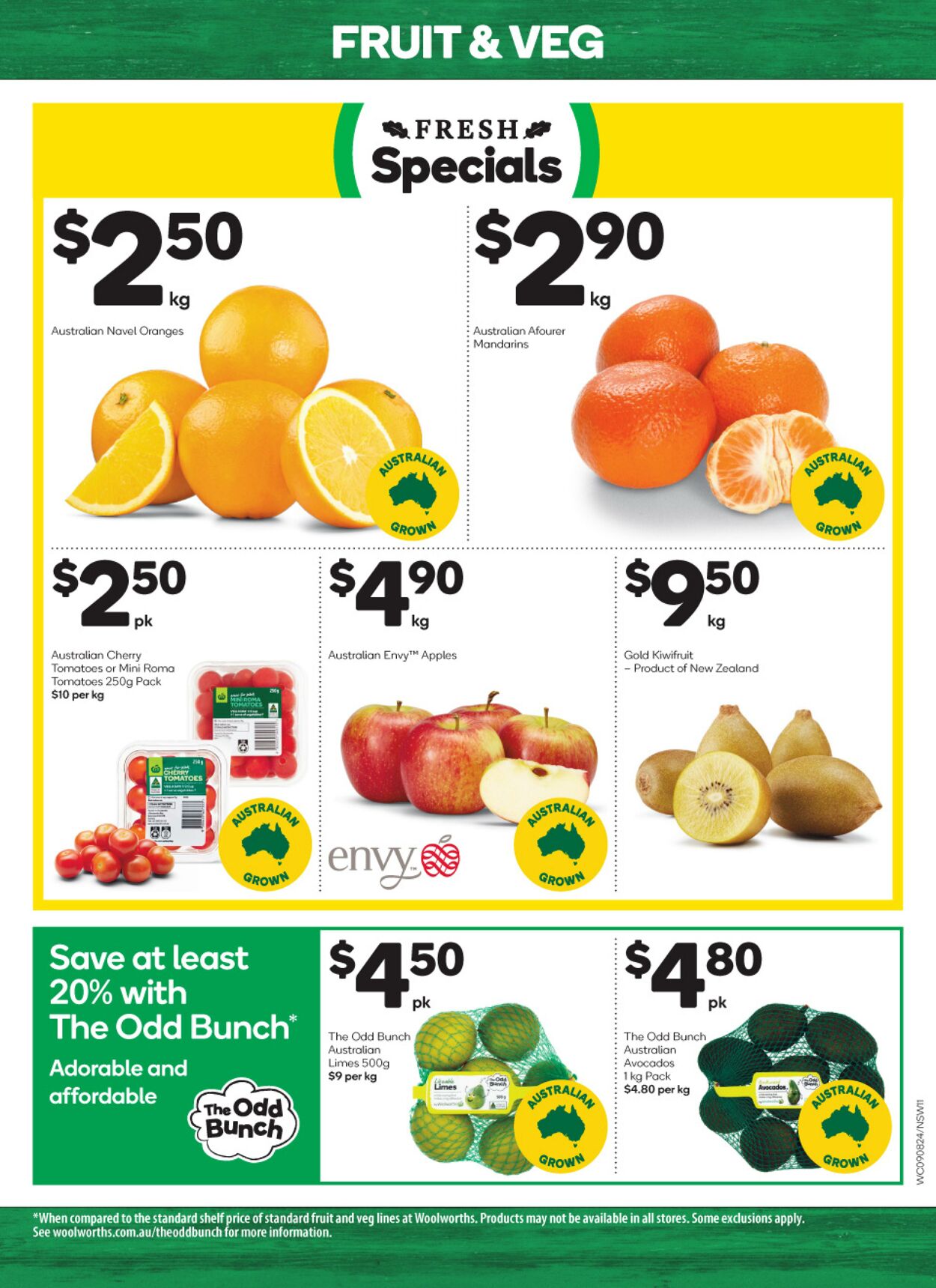 Catalogue Woolworths 09.08.2023 - 15.08.2023