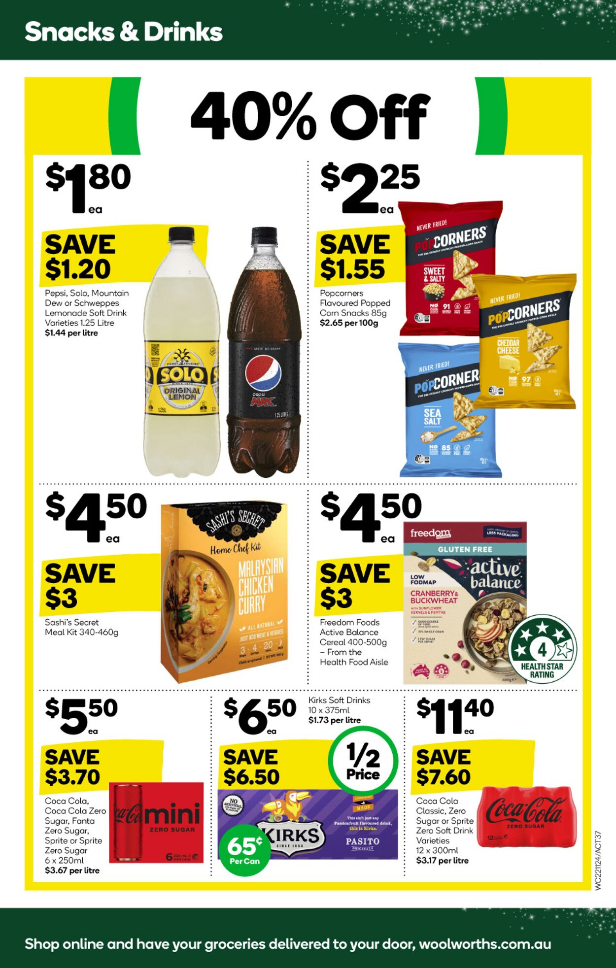 Catalogue Woolworths 22.11.2023 - 28.11.2023