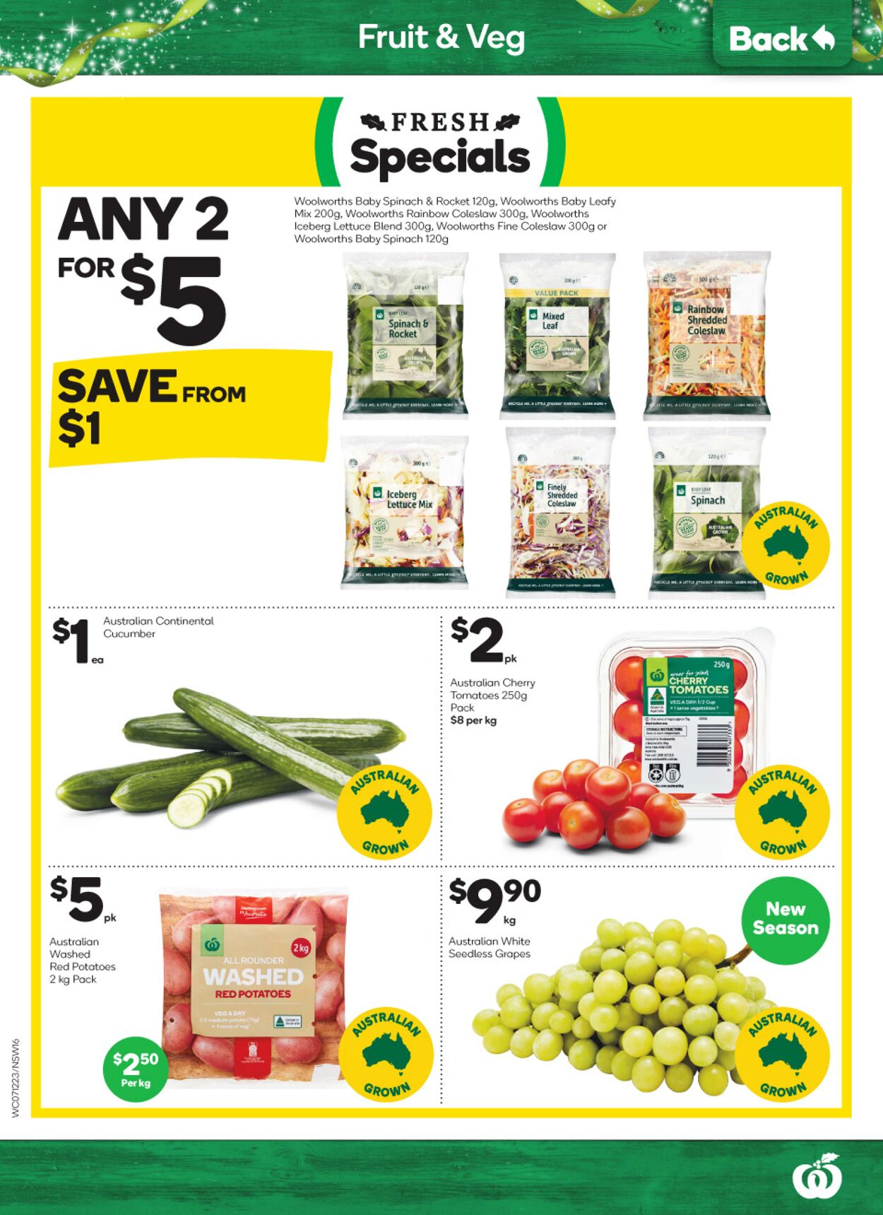 Catalogue Woolworths 07.12.2022 - 13.12.2022