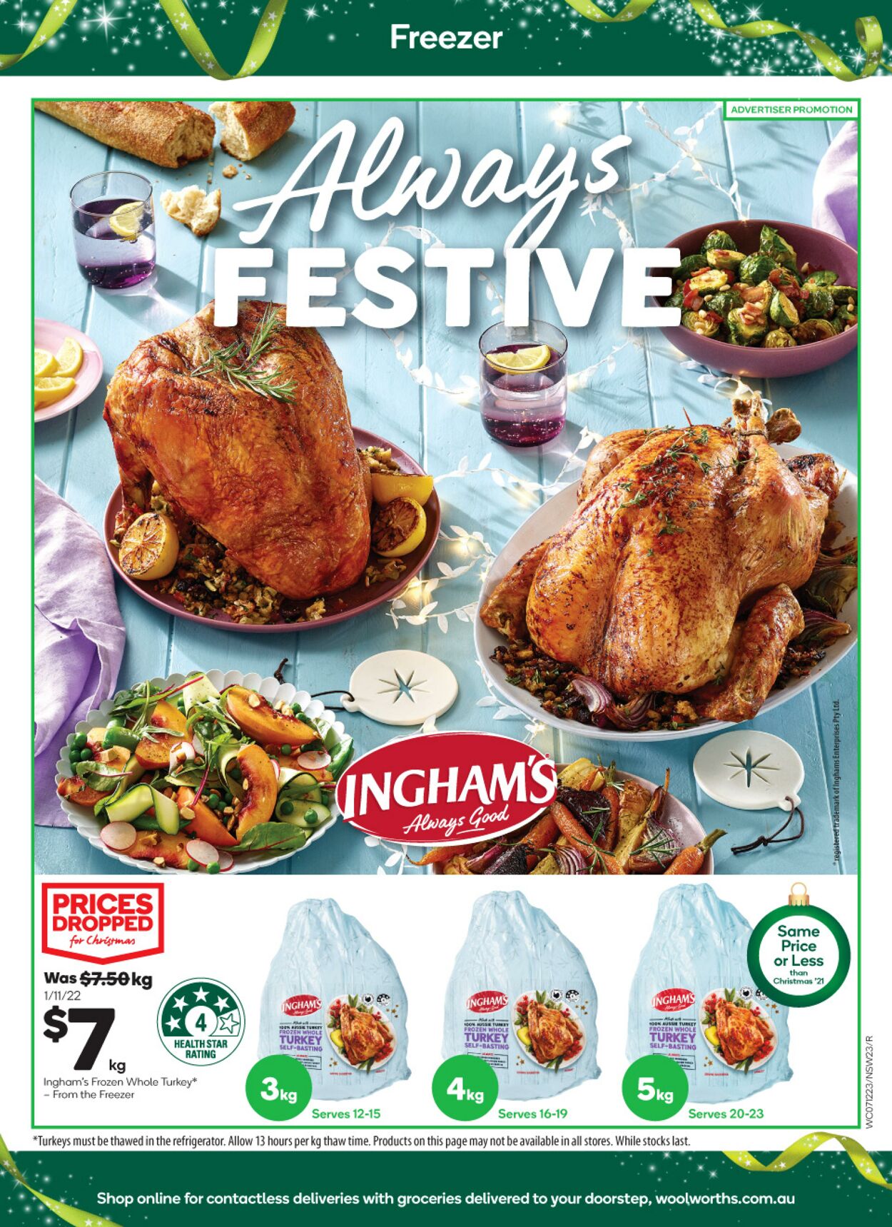 Catalogue Woolworths 07.12.2022 - 13.12.2022