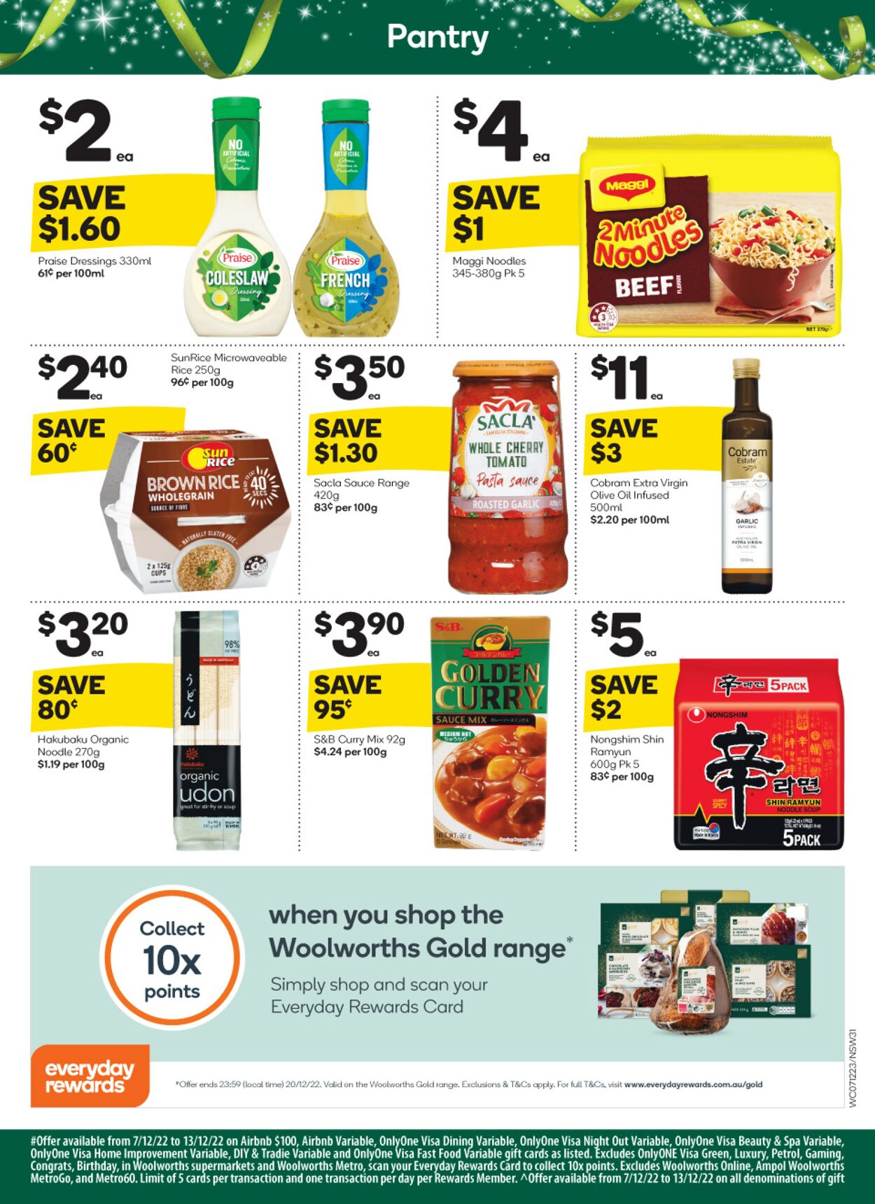 Catalogue Woolworths 07.12.2022 - 13.12.2022