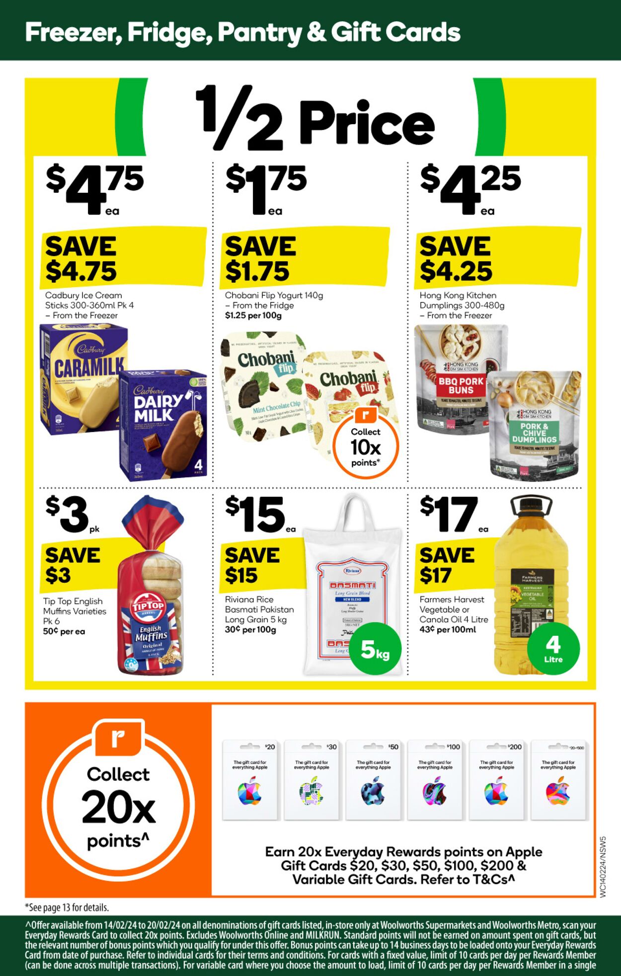 Catalogue Woolworths 14.02.2024 - 20.02.2024