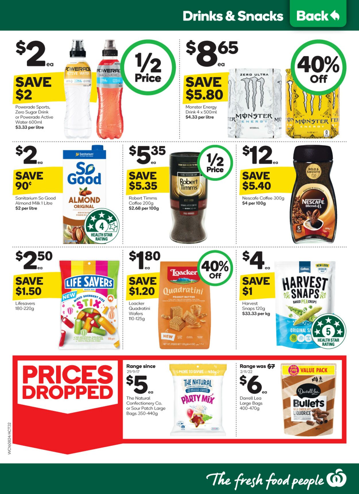 Catalogue Woolworths 16.08.2023 - 22.08.2023