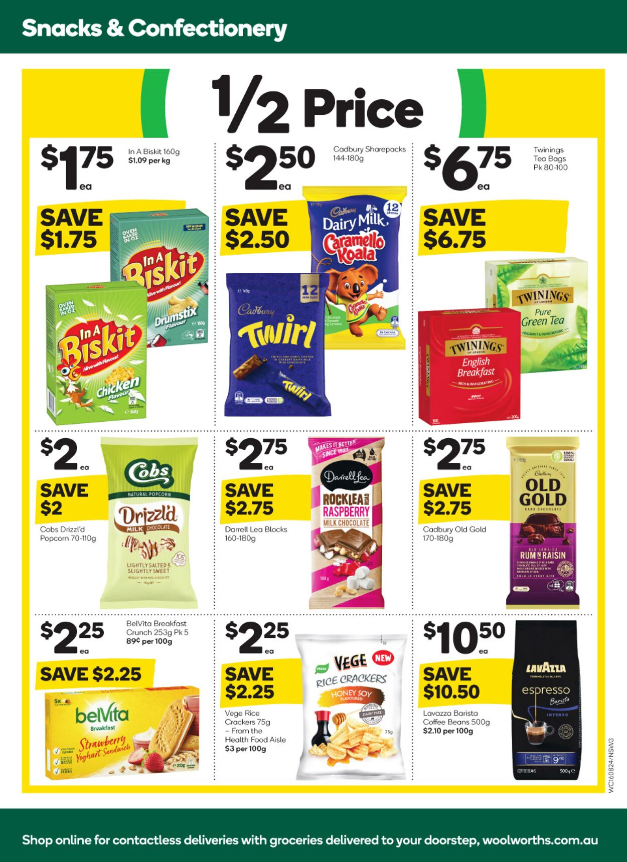 Catalogue Woolworths 16.08.2023 - 22.08.2023