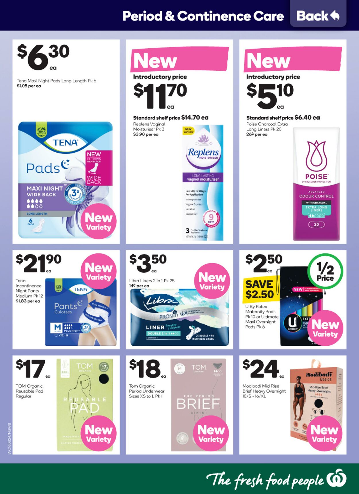 Catalogue Woolworths 16.08.2023 - 22.08.2023