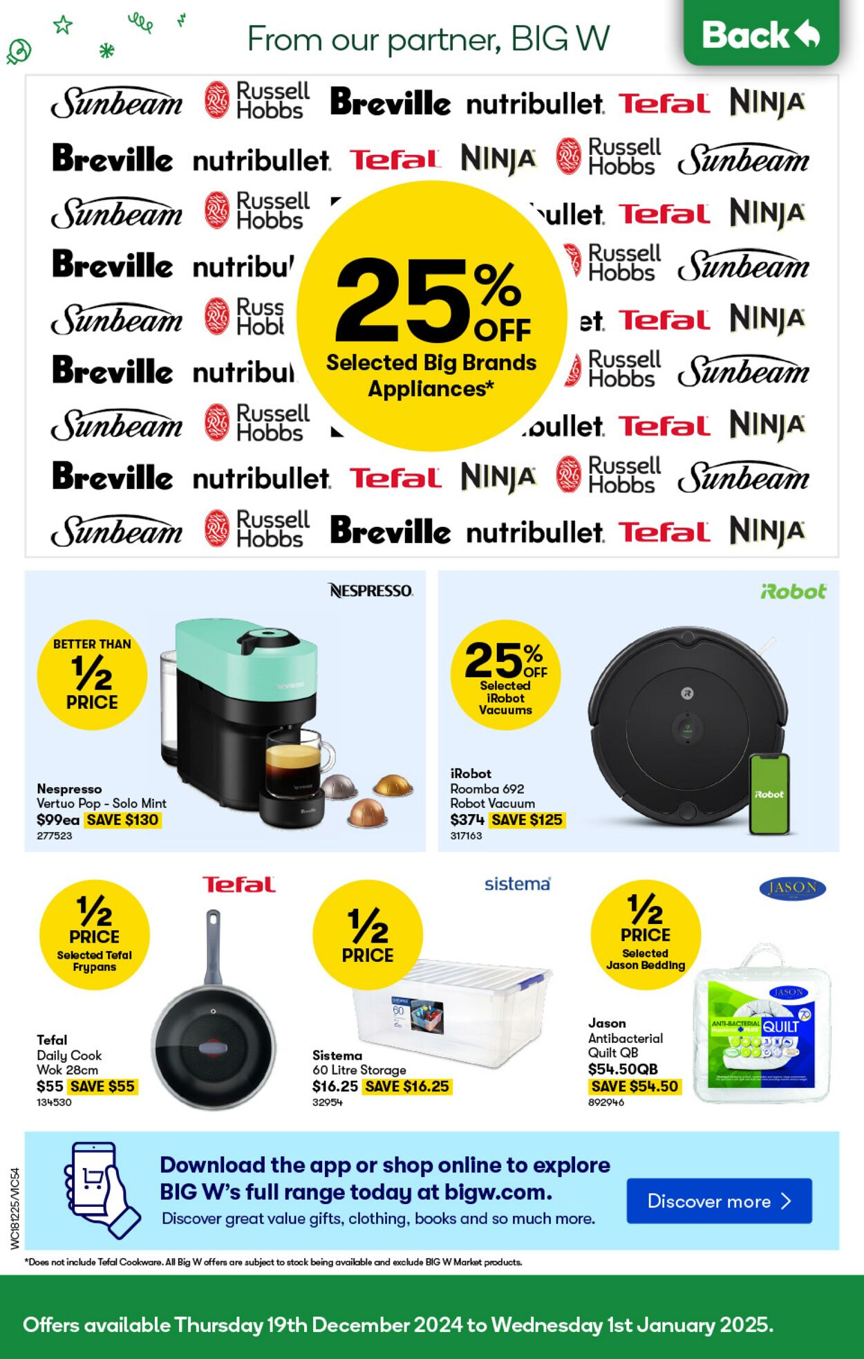 Catalogue Woolworths 18.12.2024 - 24.12.2024