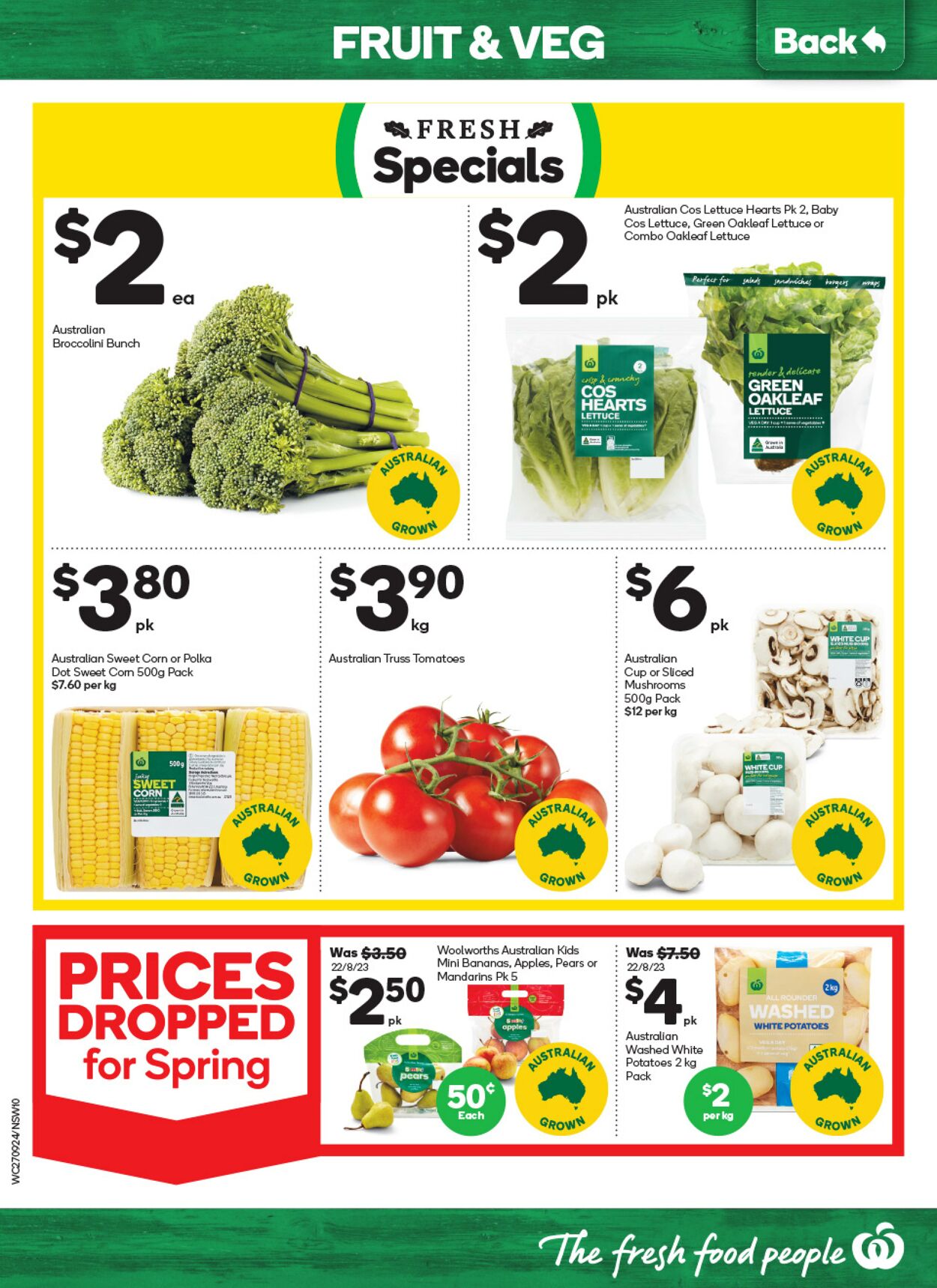 Catalogue Woolworths 27.09.2023 - 03.10.2023