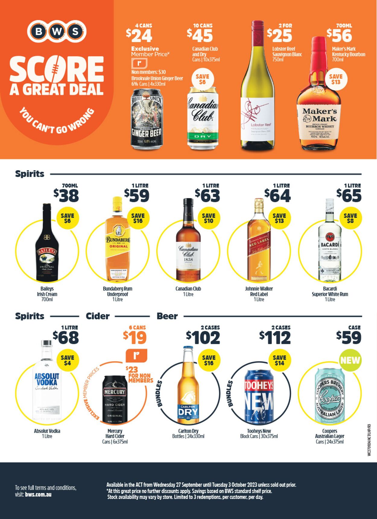 Catalogue Woolworths 27.09.2023 - 03.10.2023