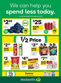 Catalogue Woolworths 27.09.2023 - 03.10.2023