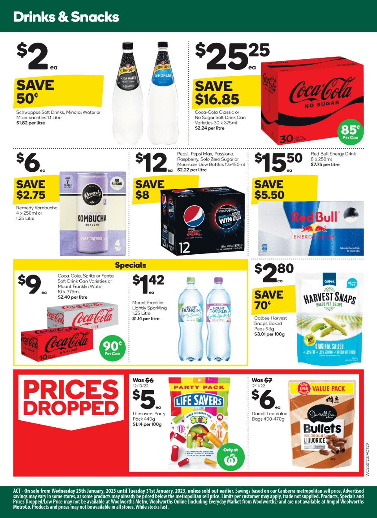 Catalogue Woolworths 25.01.2023 - 31.01.2023